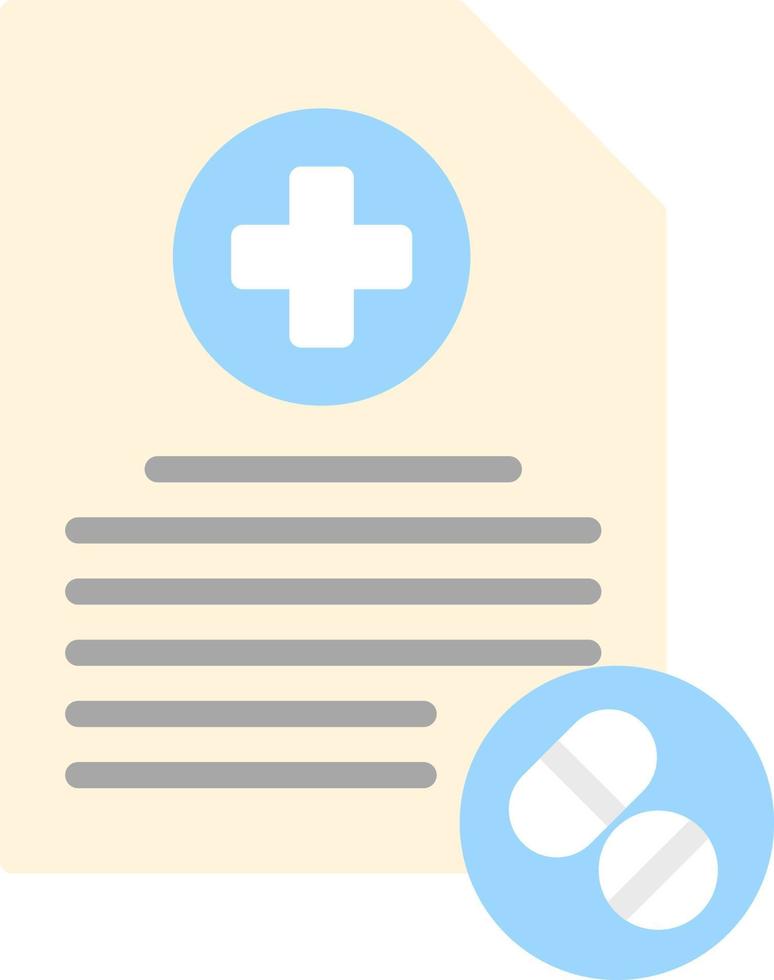 design de ícone de vetor de prescrição