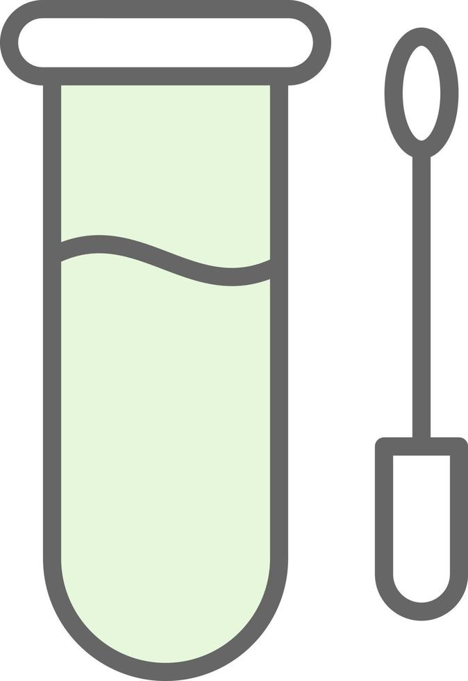 design de ícone de vetor de teste de cotonete