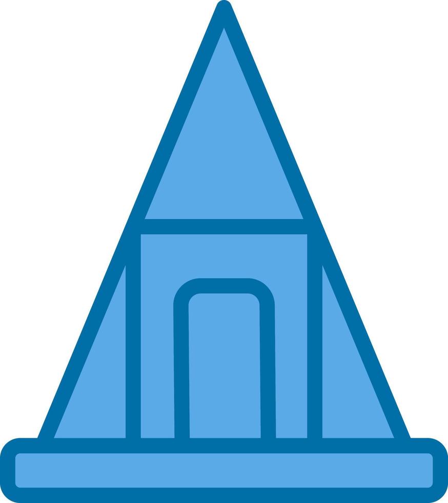 design de ícone vetorial de pirâmides núbias vetor