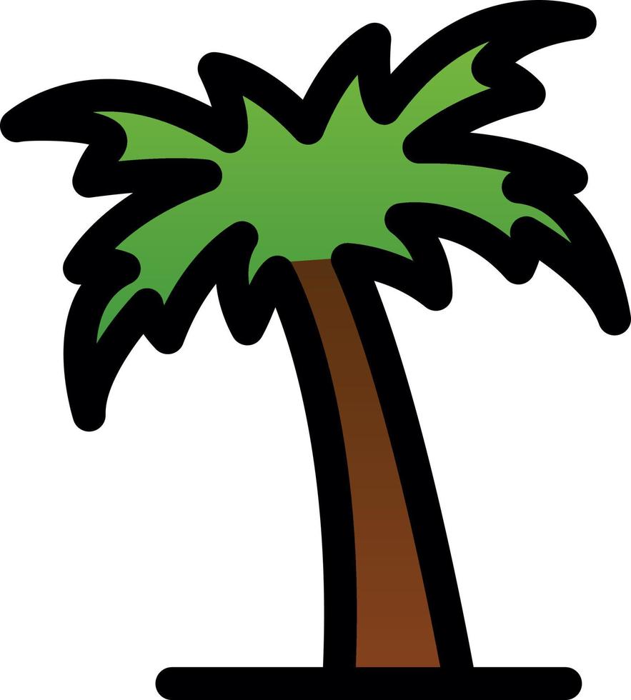 design de ícone de vetor de árvore de dubai