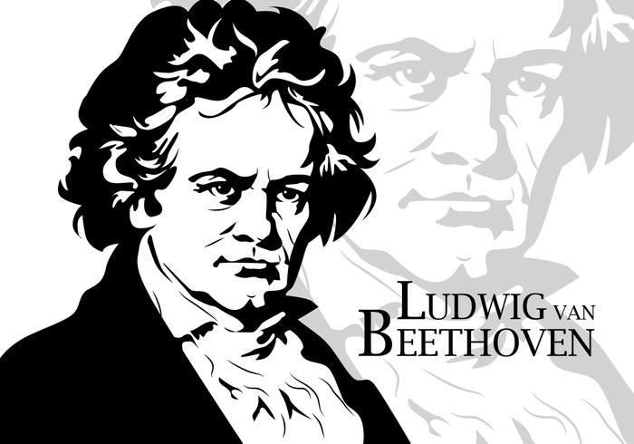 Beethoven Vector Portrait