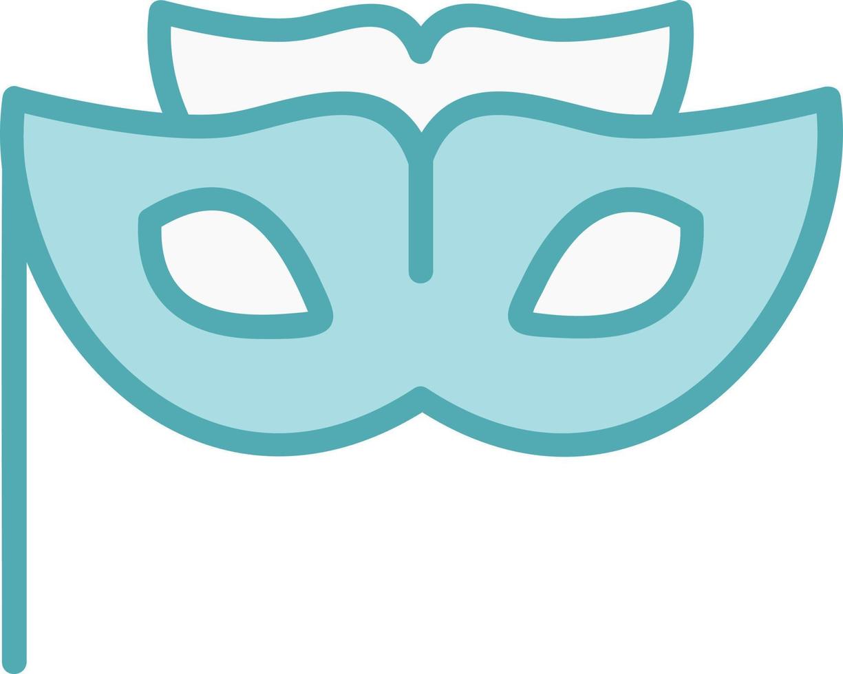 ícone de vetor de máscara de olho