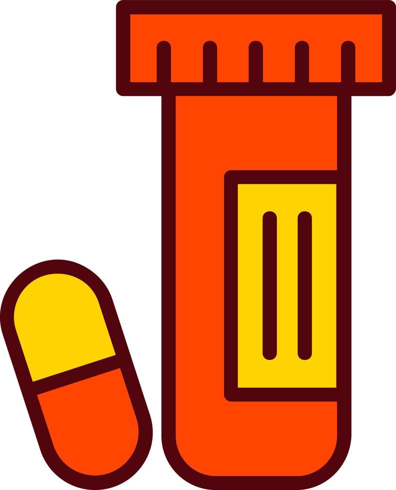 ícone de vetor de teste de drogas