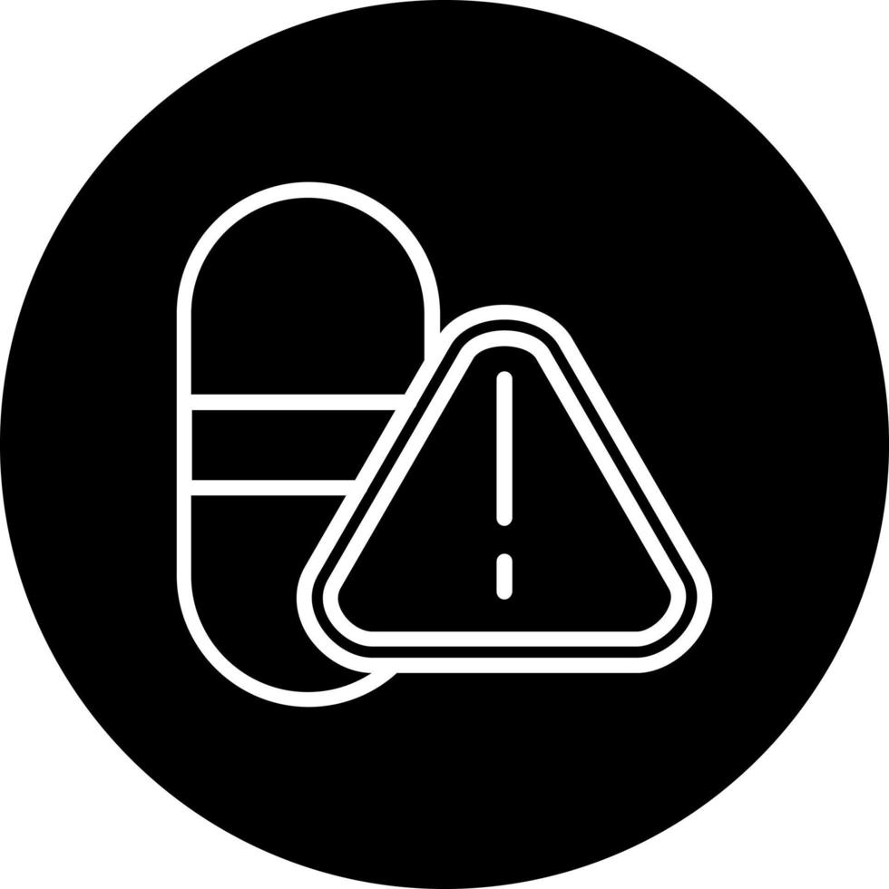 ícone de vetor de overdose
