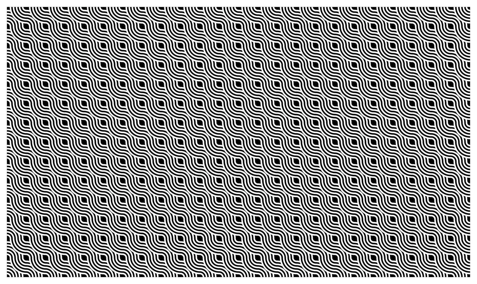 modelo de plano de fundo padrão de linha geométrica entrelaçada sem costura ilustração em vetor