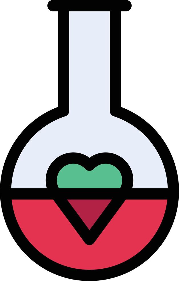 amo a ilustração vetorial de química em um icons.vector de qualidade background.premium para conceito e design gráfico. vetor