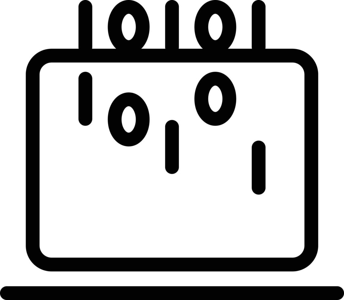 ilustração em vetor binário laptop em um icons.vector de qualidade background.premium para conceito e design gráfico.