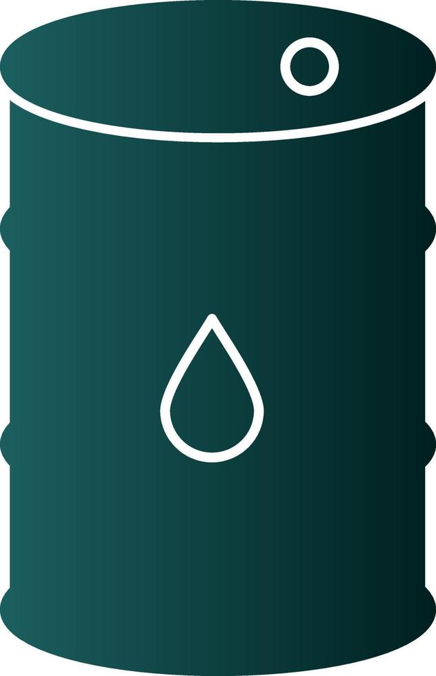 design de ícone de vetor de barril de petróleo