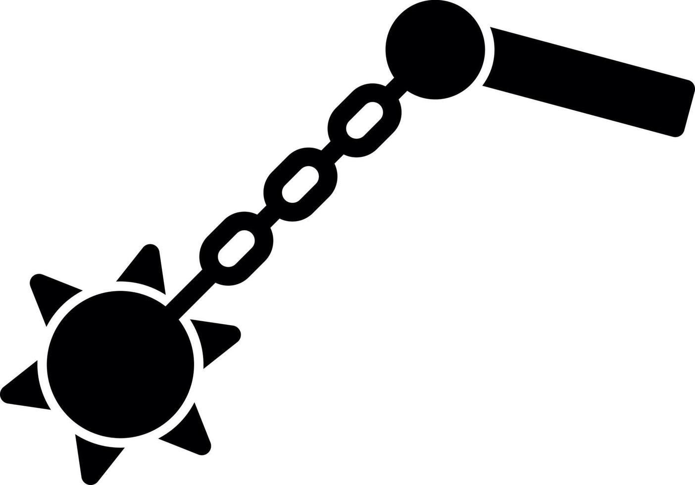 design de ícone vetorial de mangual vetor