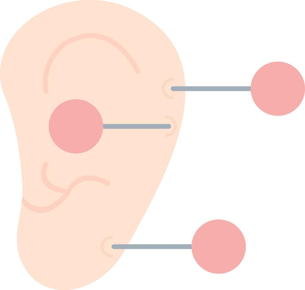 design de ícone de vetor de terapia auricular