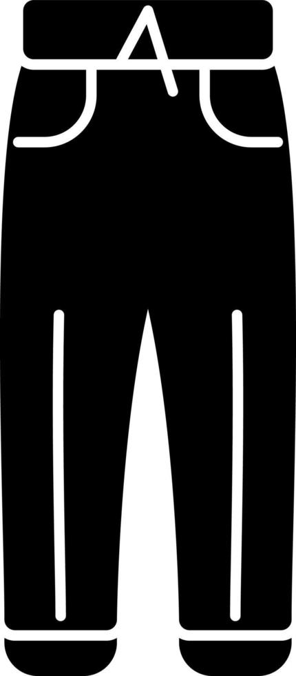 design de ícone de vetor de calças de negócios