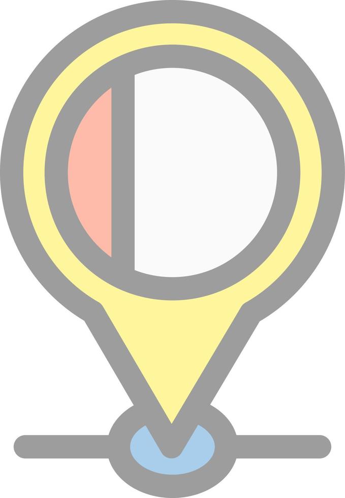 design de ícone de vetor de localização de dubai