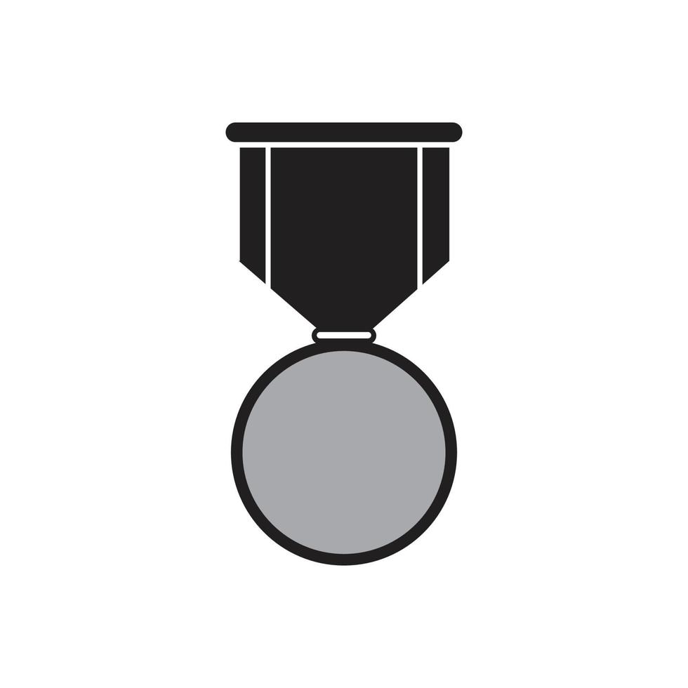 modelo de logotipo de medalha ilustração vetorial design de ícone vetor