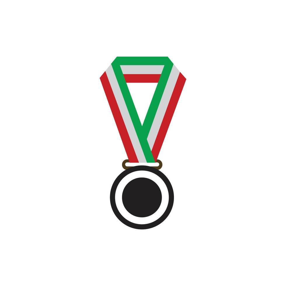 modelo de logotipo de medalha ilustração vetorial design de ícone vetor