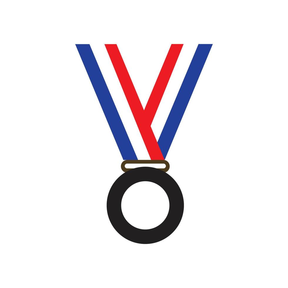 modelo de logotipo de medalha ilustração vetorial design de ícone vetor