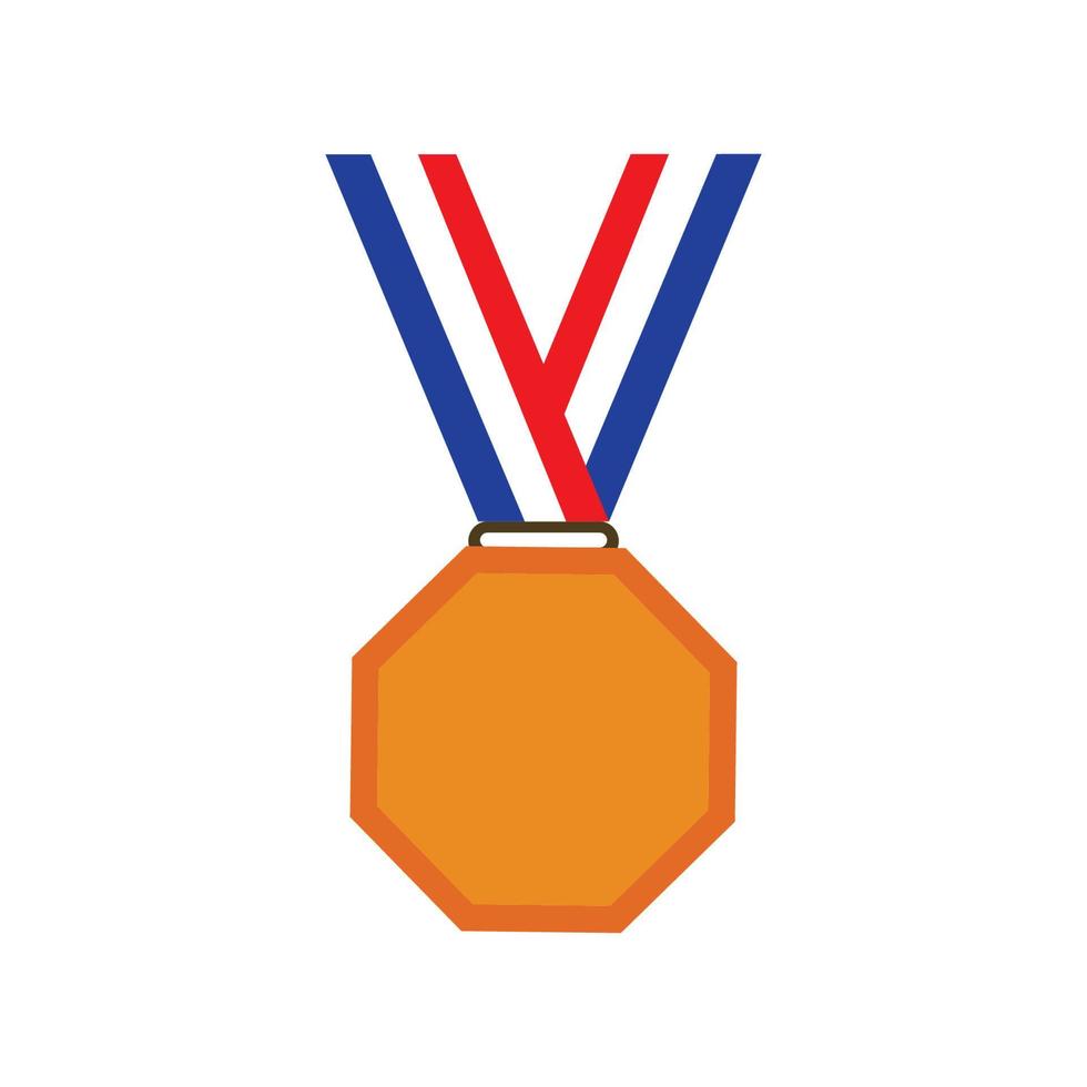 modelo de logotipo de medalha ilustração vetorial design de ícone vetor