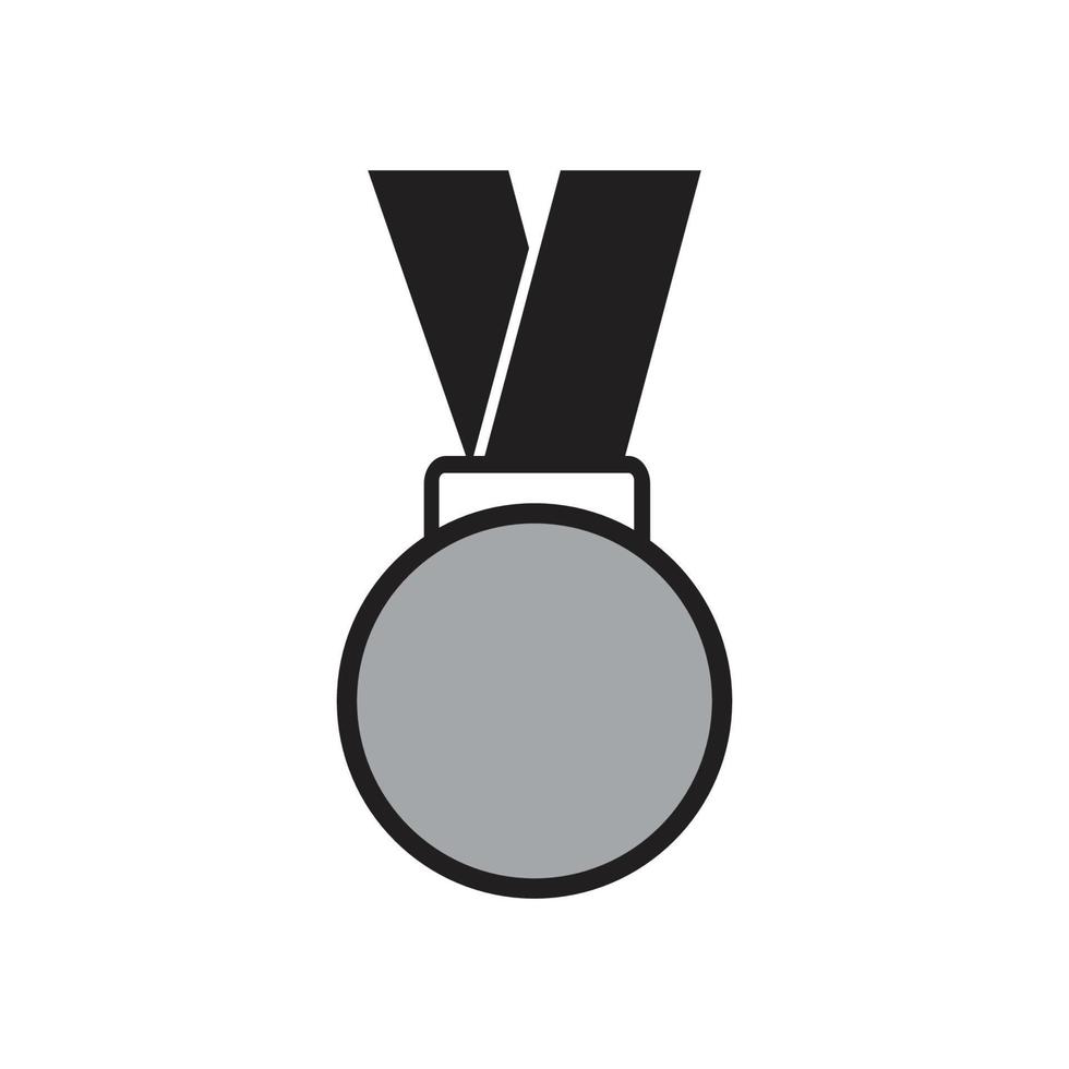 modelo de logotipo de medalha ilustração vetorial design de ícone vetor