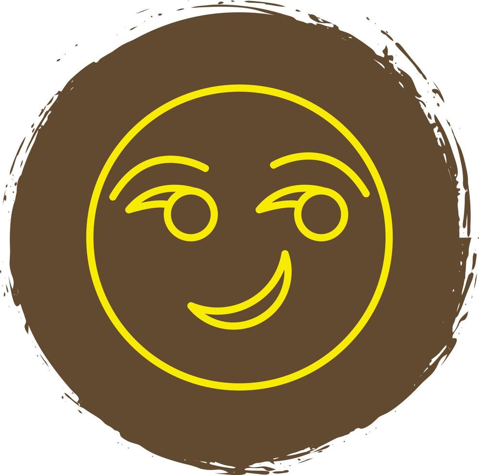 design de ícone de vetor de rosto sorridente