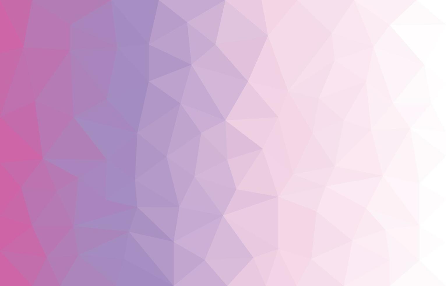 fundo de design de polígono de triangulação triangular rosa roxo vetor