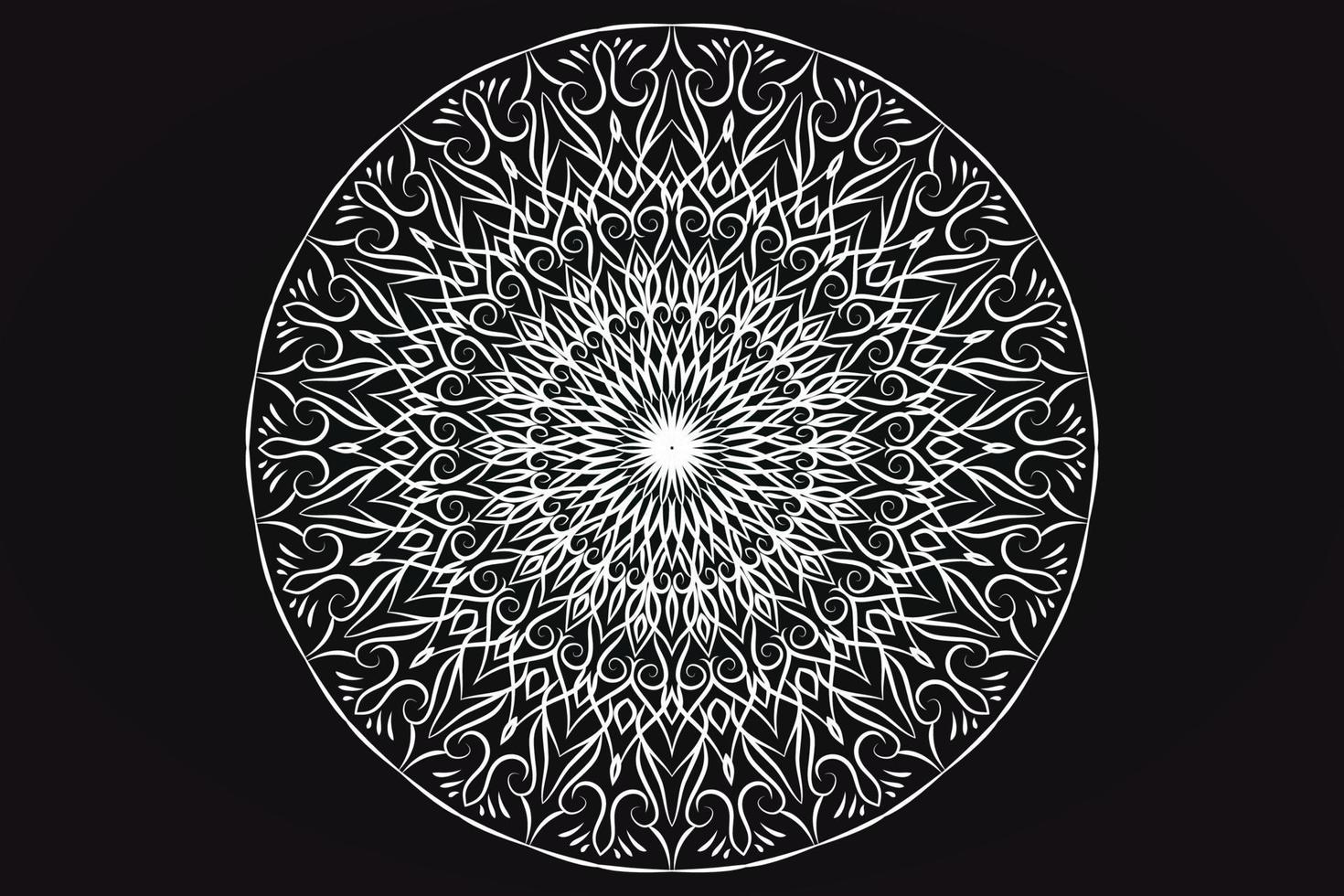 mandala design de fundo de luxo pro vetor