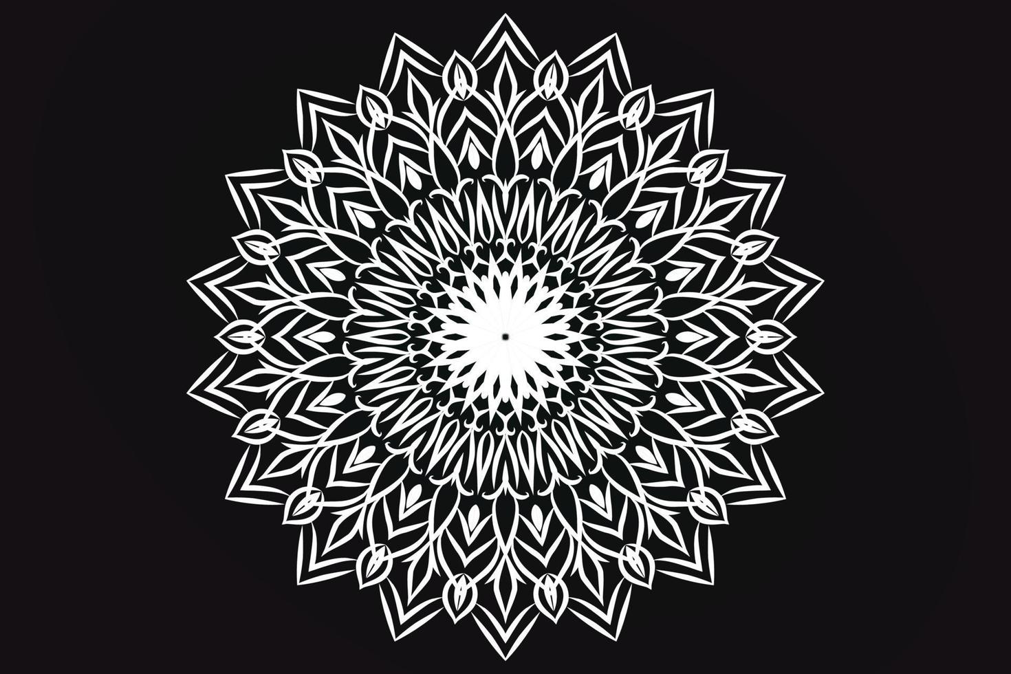 mandala design de fundo de luxo pro vetor