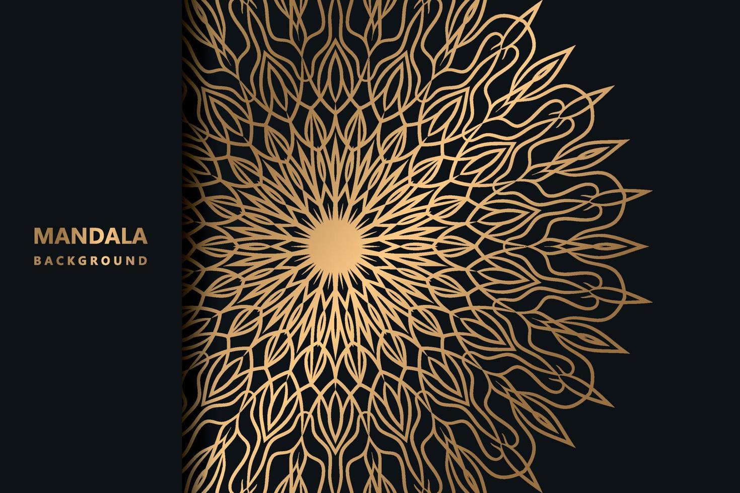 fundo de design de mandala ornamental de luxo pro vetor