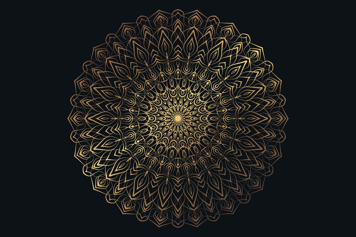 fundo de design de mandala ornamental de luxo pro vetor