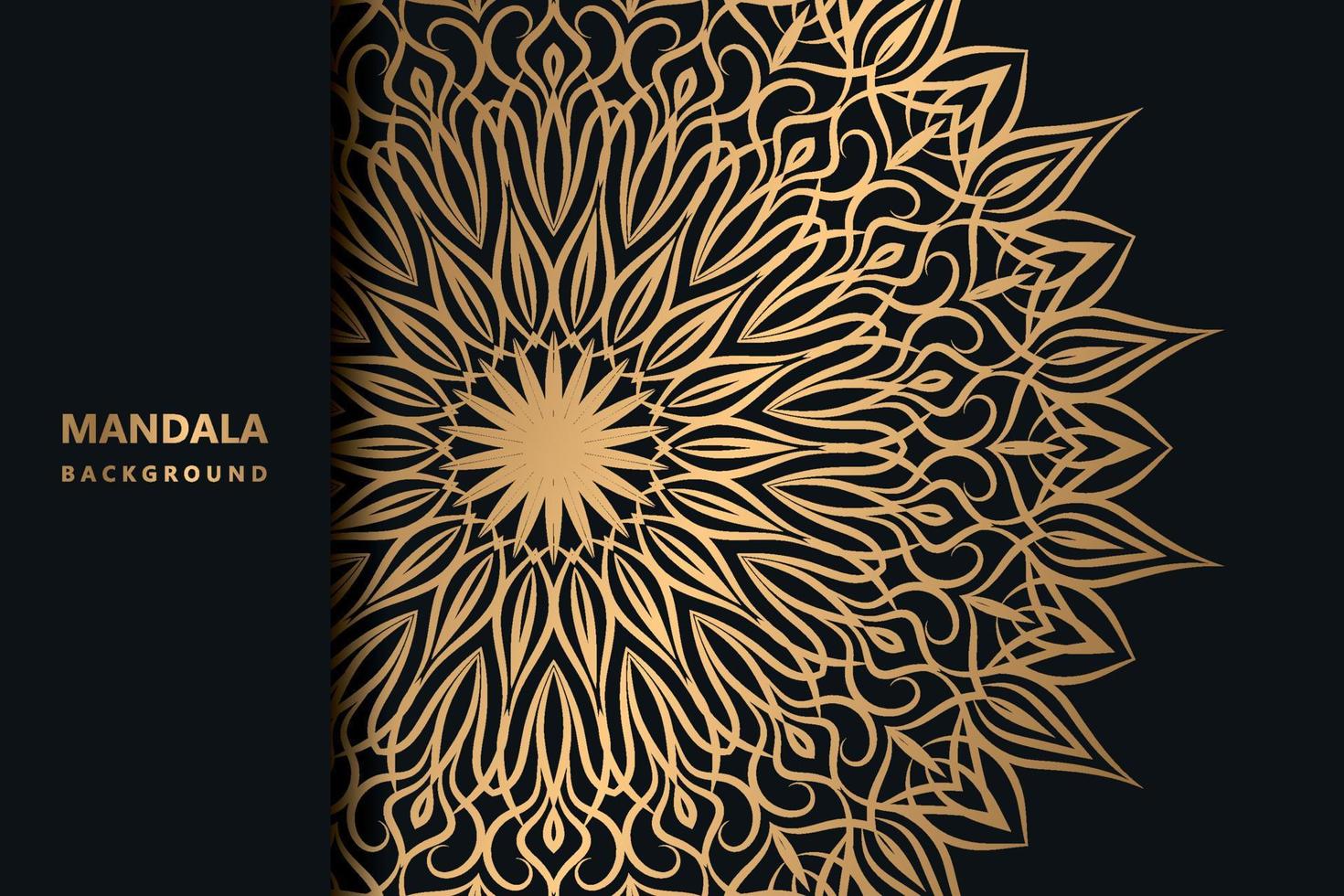 fundo de design de mandala ornamental de luxo pro vetor