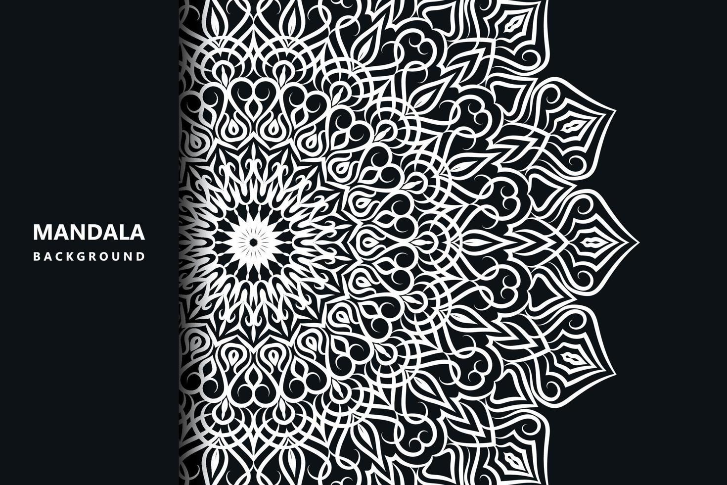 fundo de design de mandala ornamental de luxo pro vetor