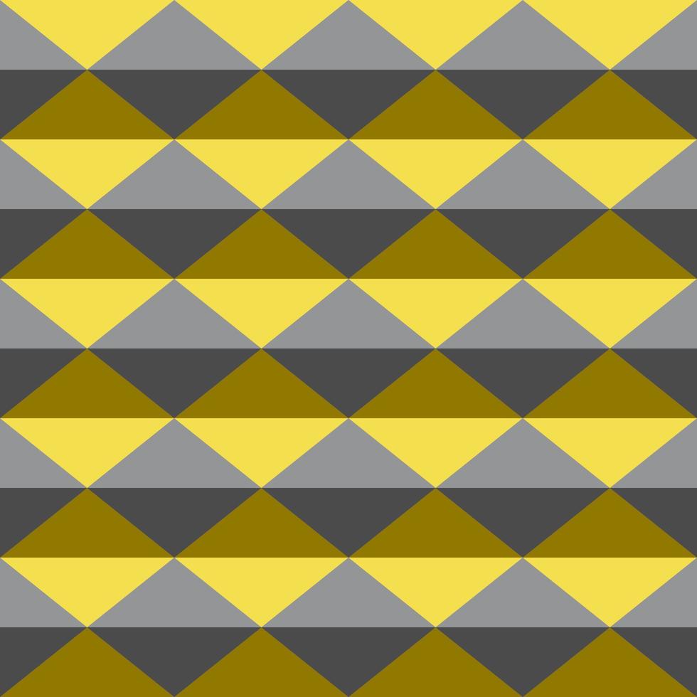 plano de fundo padrão cinza amarelo em zigue-zague sem costura vetor