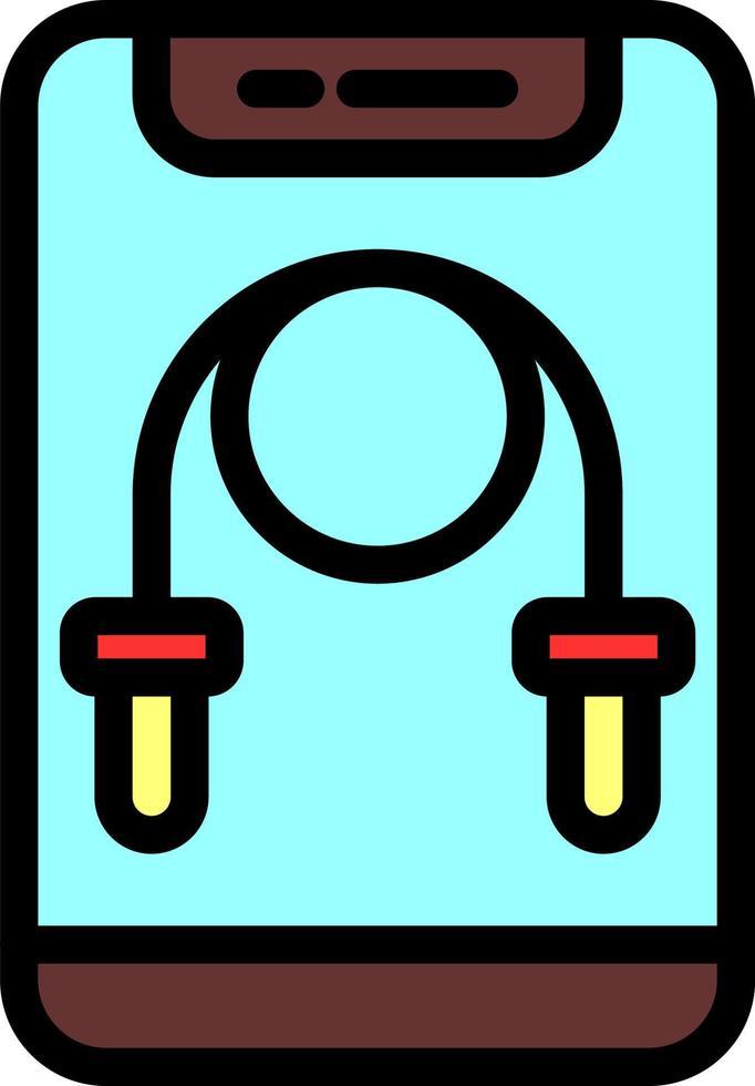 design de ícone de vetor de pular corda