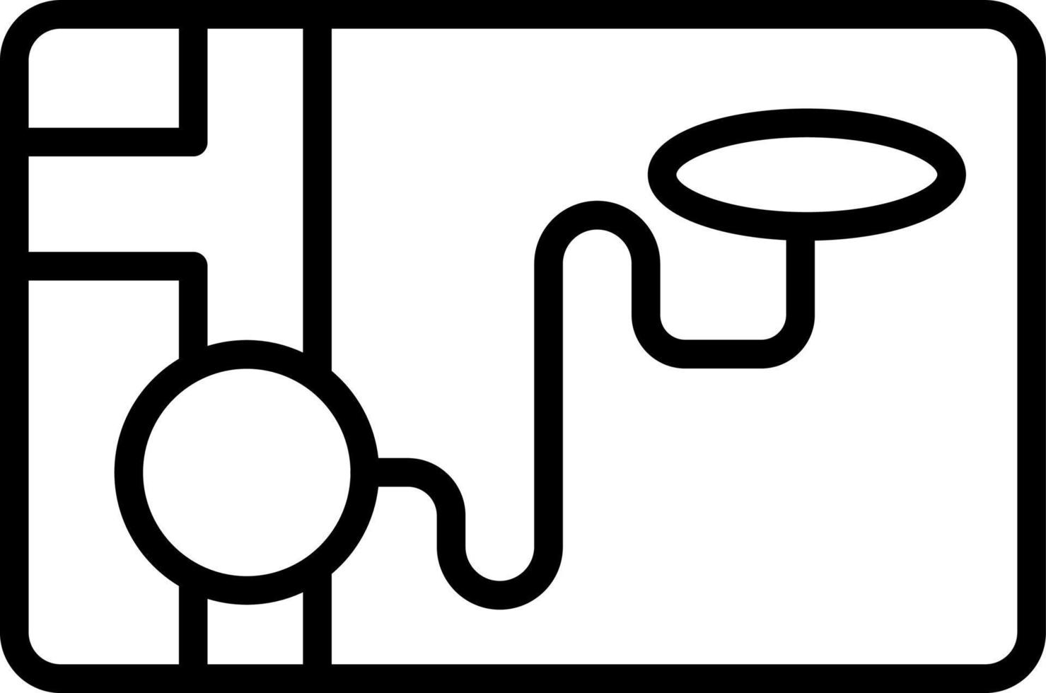 design de ícone de vetor de navegação de corrida