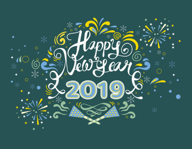 Feliz Ano Novo 2018 Vector