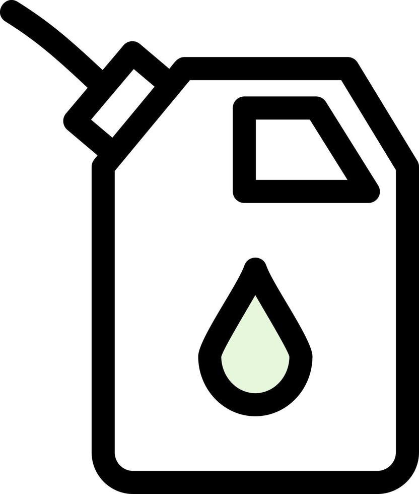 ícone de glifo de petróleo vetor