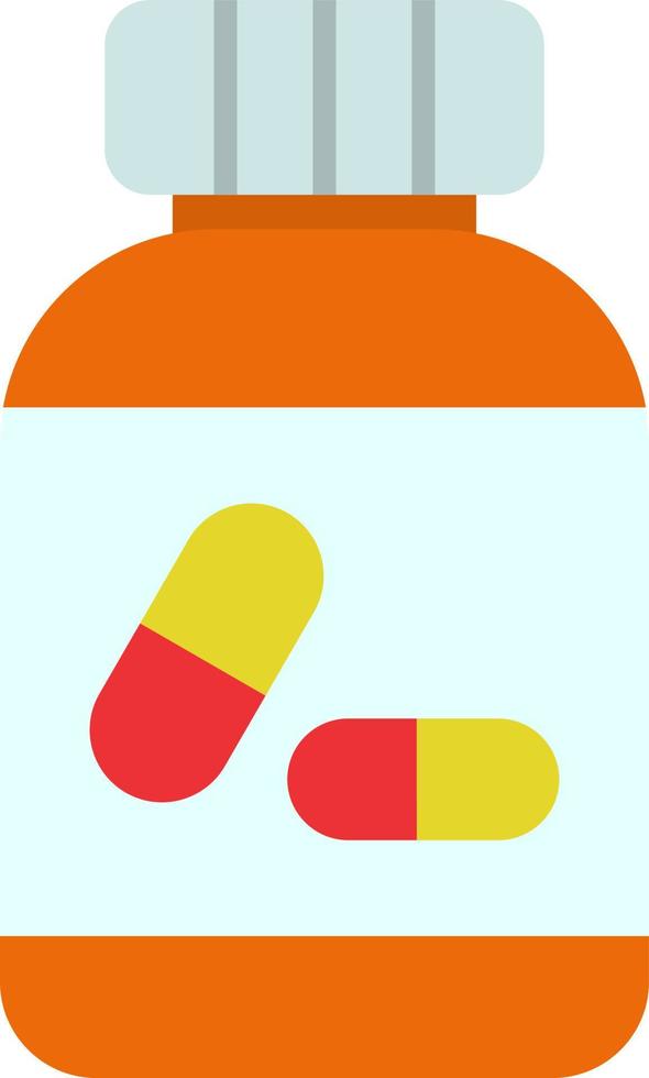design de ícone de vetor de garrafa de comprimidos
