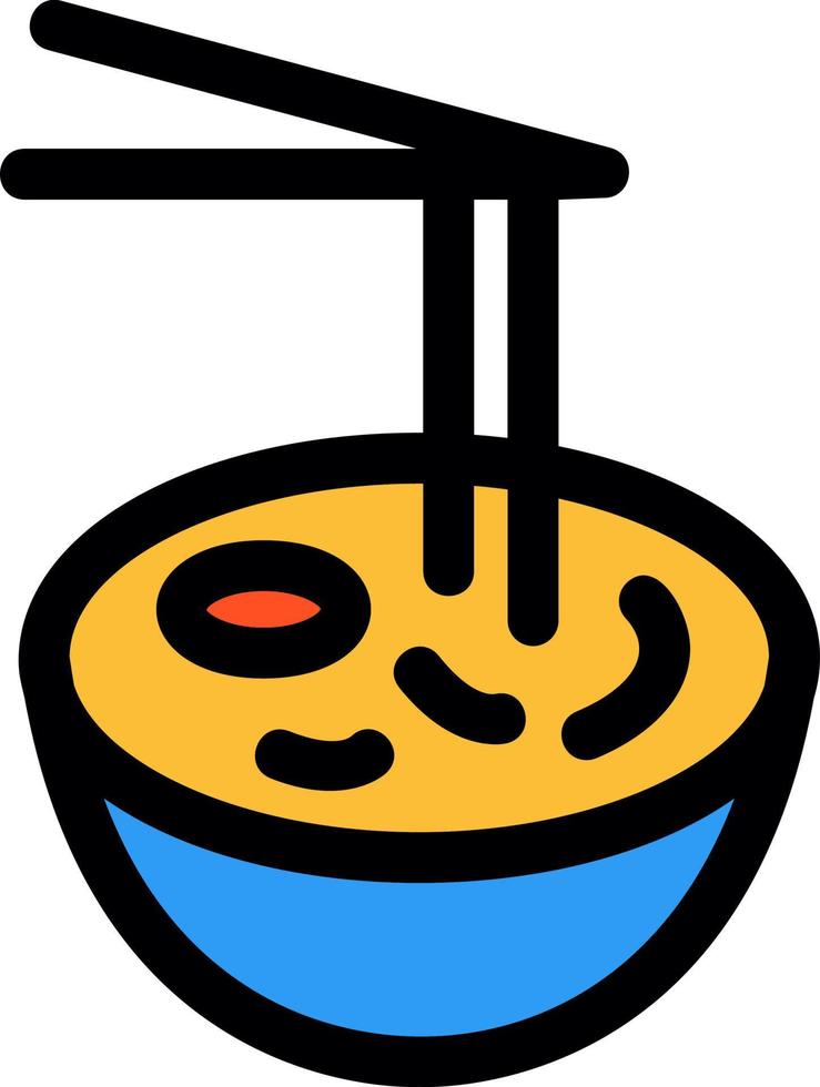 design de ícone de vetor bibimbap