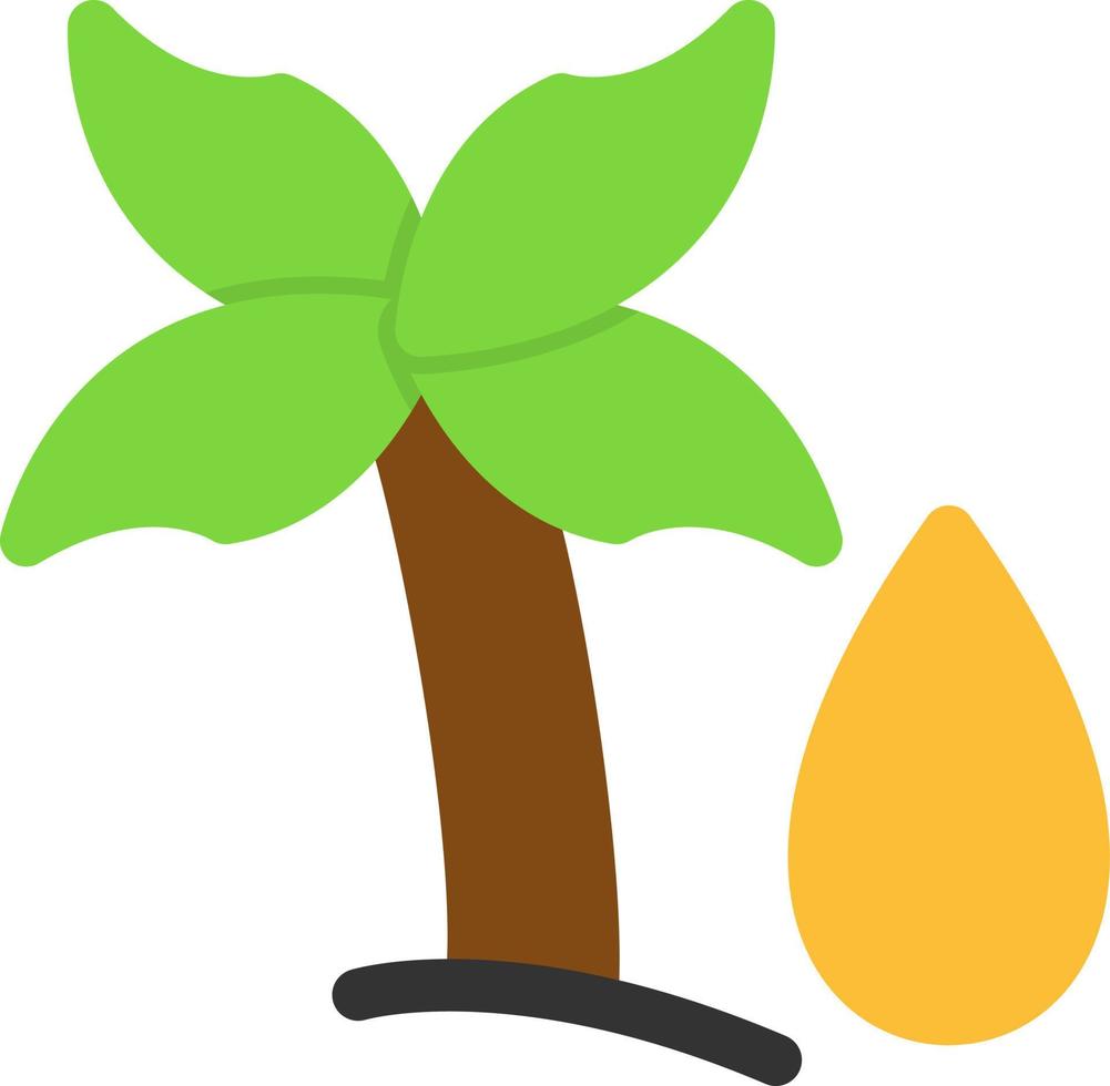 design de ícone de vetor de óleo de palma