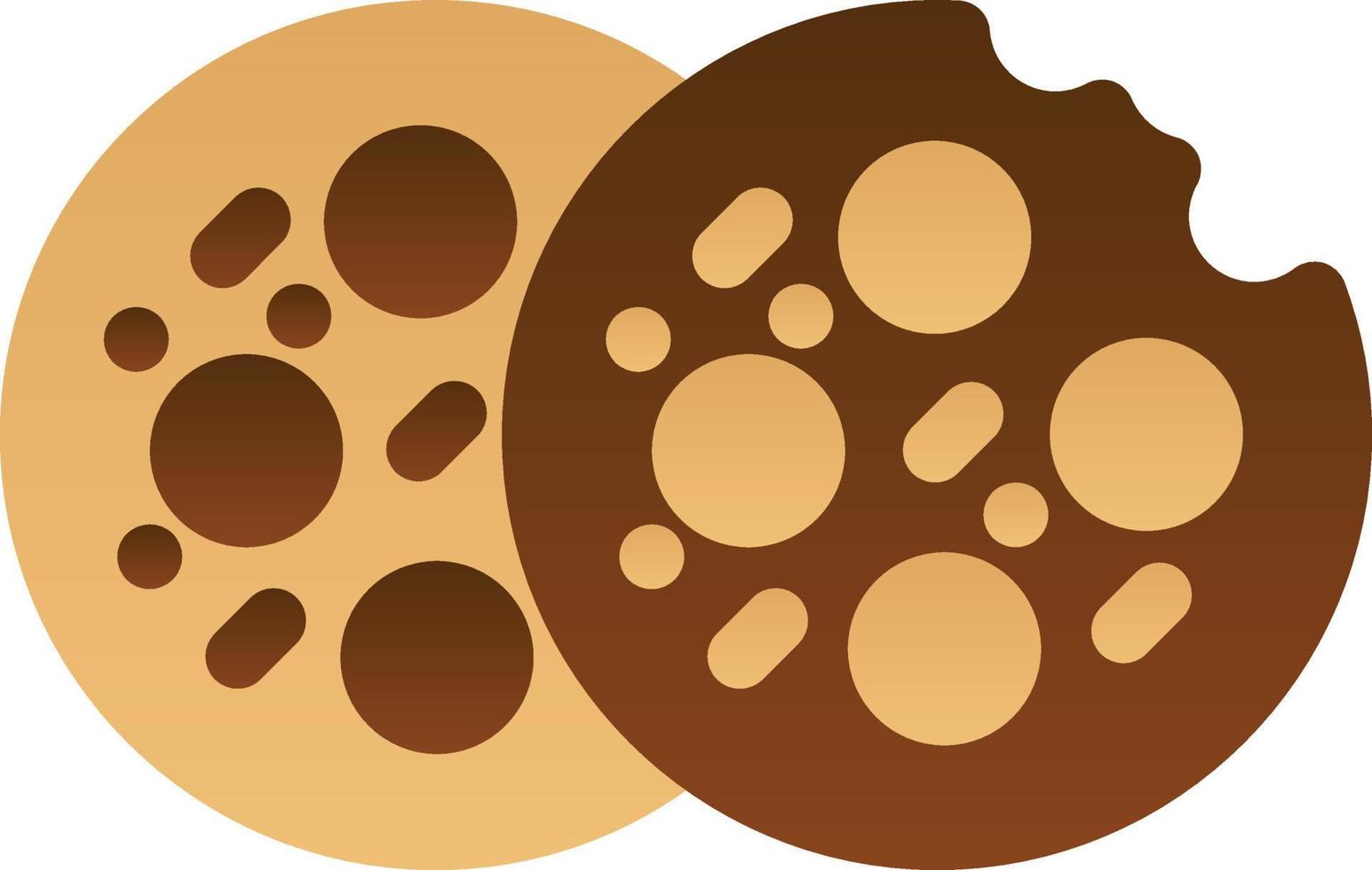 design de ícone de vetor de biscoitos