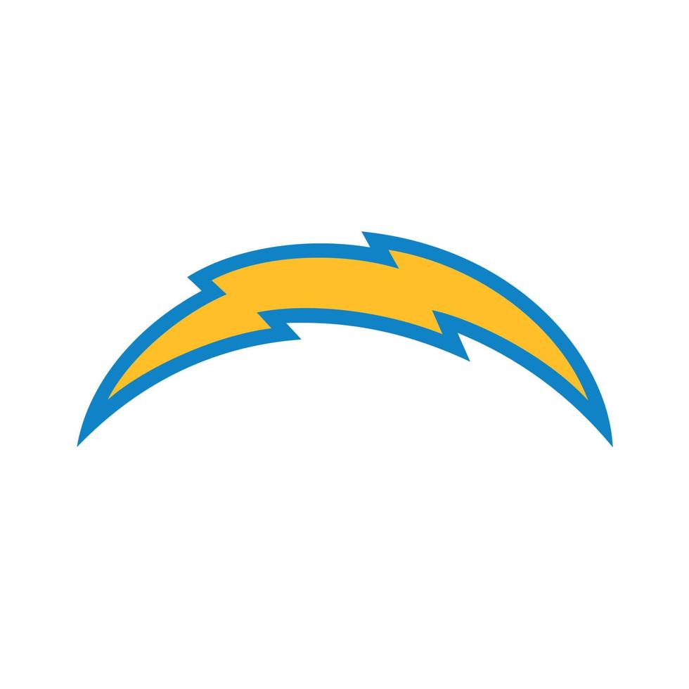 logotipo do Los Angeles Chargers em fundo transparente vetor