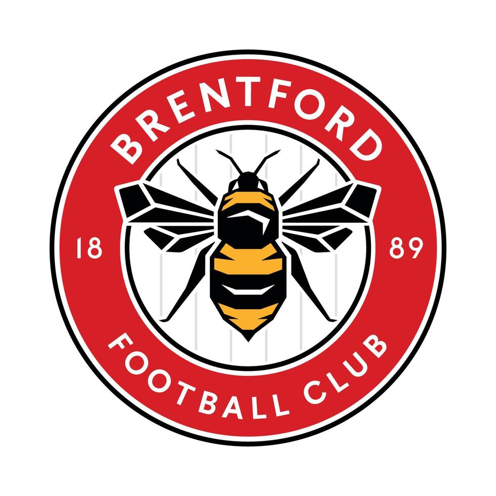 logo brentford em fundo transparente vetor