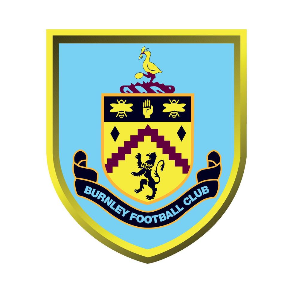 logotipo burnley em fundo transparente vetor