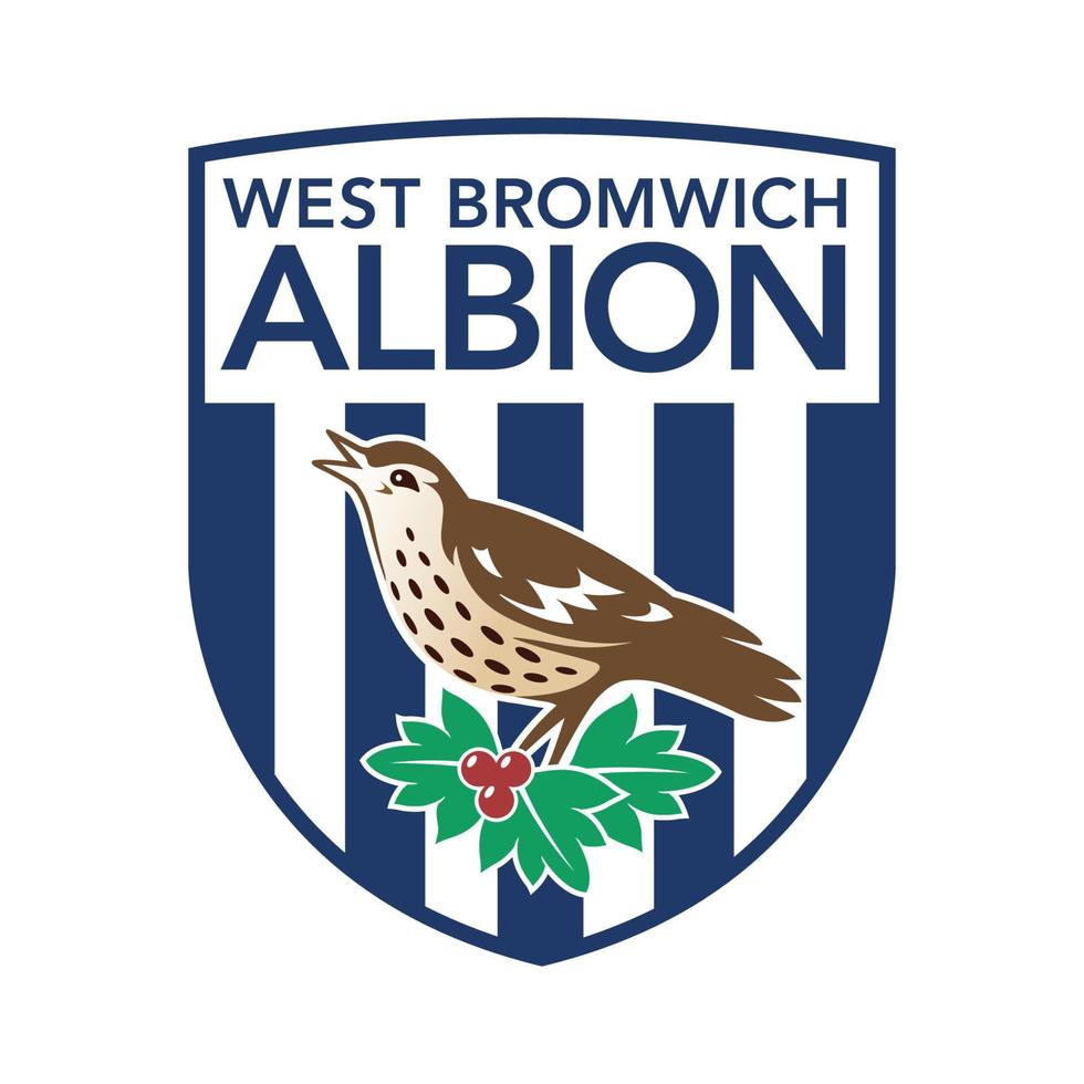 logotipo de West Bromwich Albion em fundo transparente vetor
