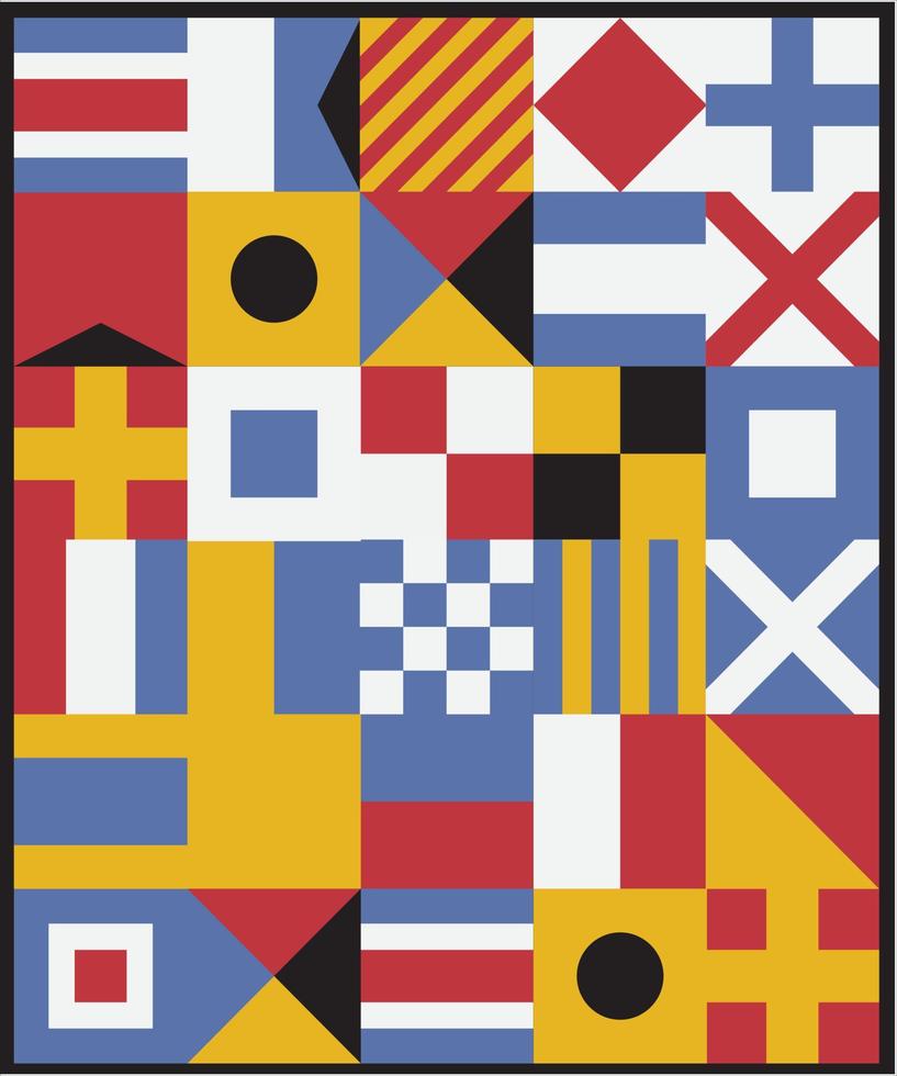 conjuntos de bandeiras de vários países do mundo vetor