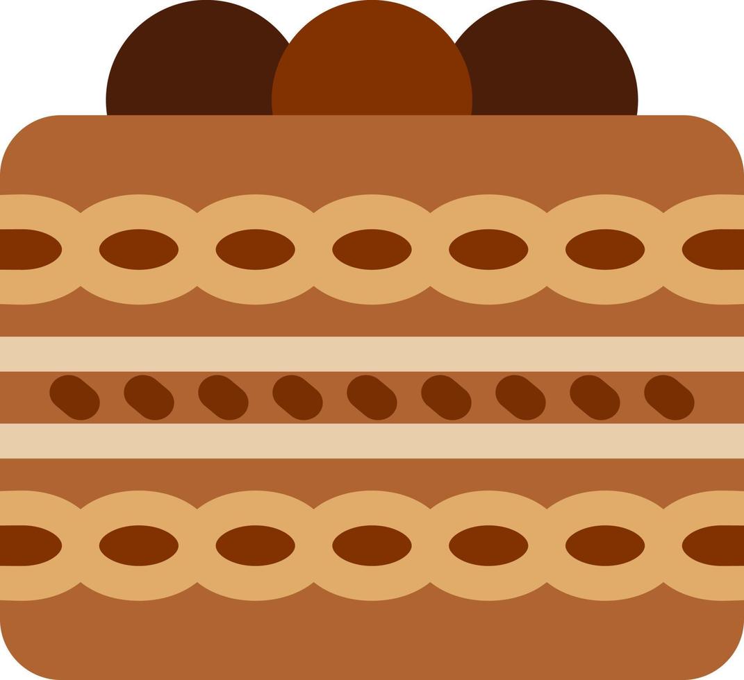 design de ícone de vetor de tiramisu