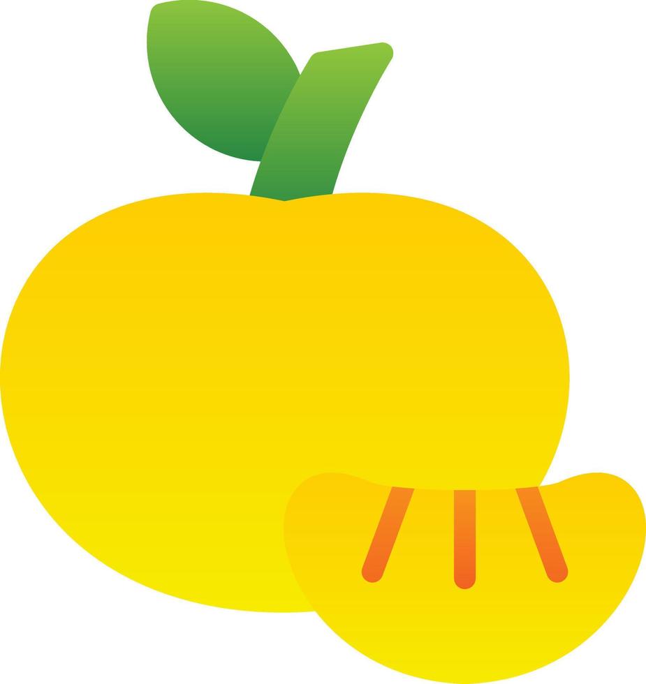 design de ícone de vetor de tangerina