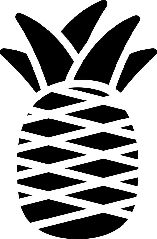design de ícone de vetor de abacaxi