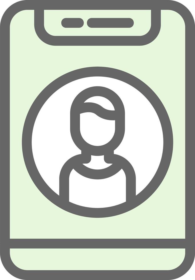 design de ícone de vetor de perfil de usuário