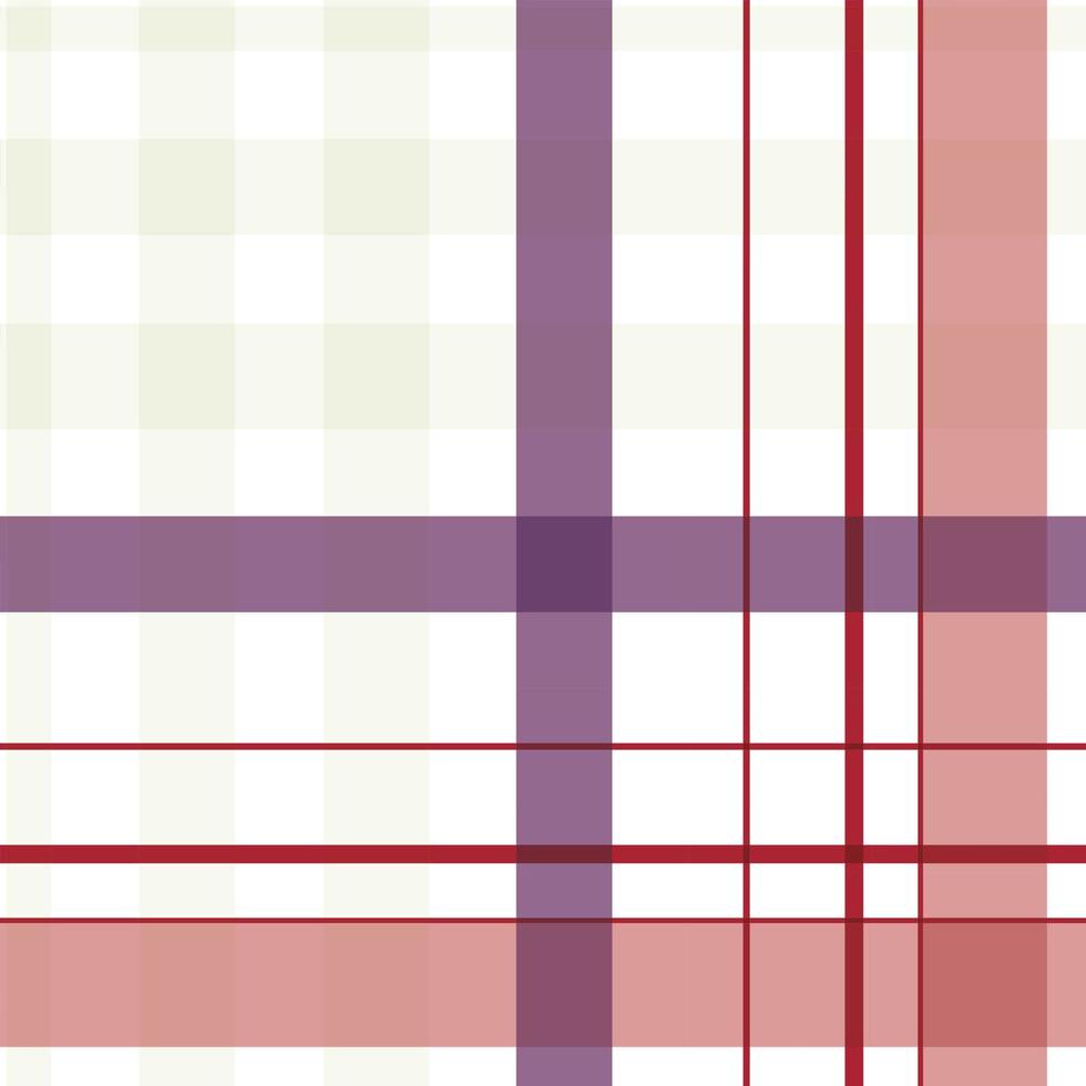 verifique o design de vetor de tecido de padrão xadrez é um pano padronizado que consiste em faixas cruzadas, horizontais e verticais em várias cores. os tartans são considerados um ícone cultural da Escócia.