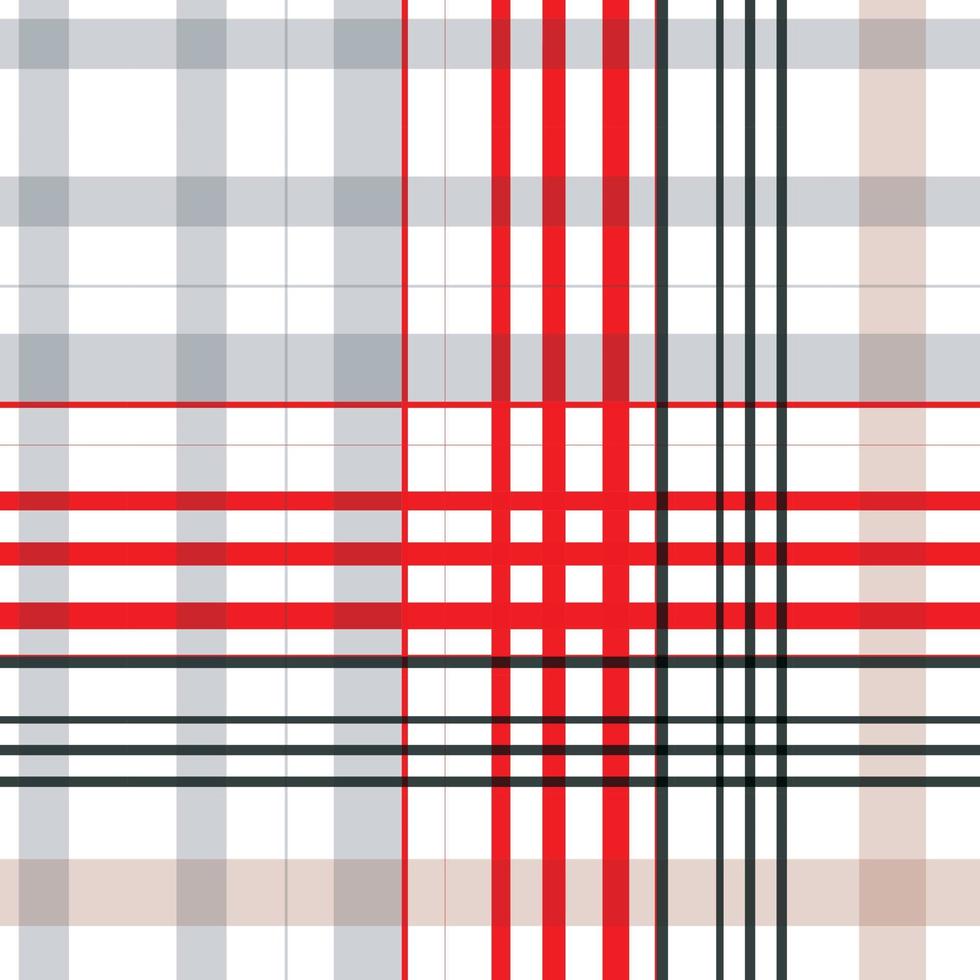 O têxtil de design de padrão tartan abstrato é um tecido padronizado que consiste em faixas cruzadas, horizontais e verticais em várias cores. os tartans são considerados um ícone cultural da Escócia. vetor