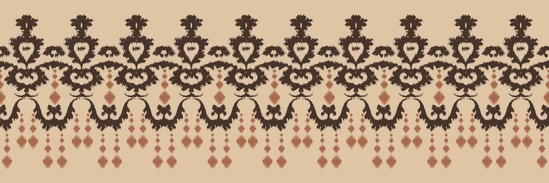 padrão sem emenda de fundo tribal de tecido ikat. étnico geométrico batik ikkat design têxtil de vetor digital para estampas tecido saree mughal pincel símbolo faixas textura kurti kurtis kurtas